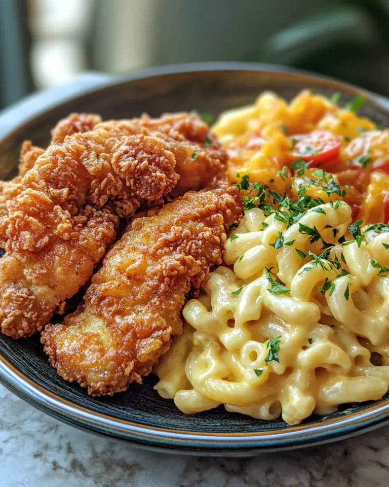 Crispy Indulgence: Fried Chicken Meets Buttermilk Mac and Cheese Bliss - Featured Image