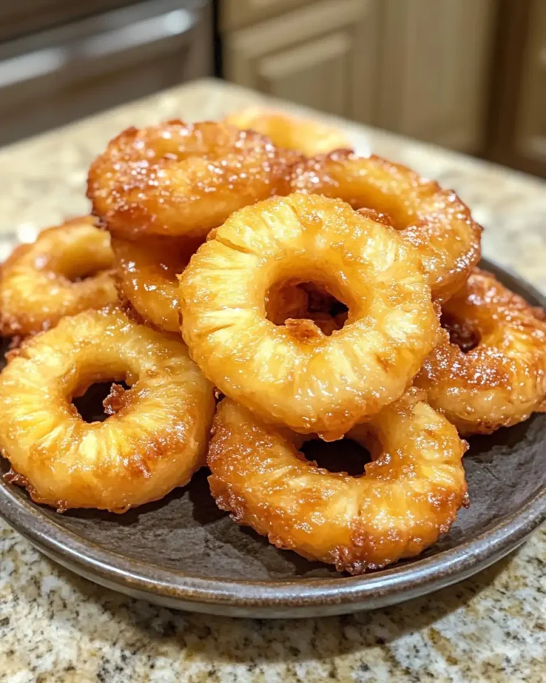 Golden Delight: Discover the Magic of Fried Pineapple Rings - Featured Image
