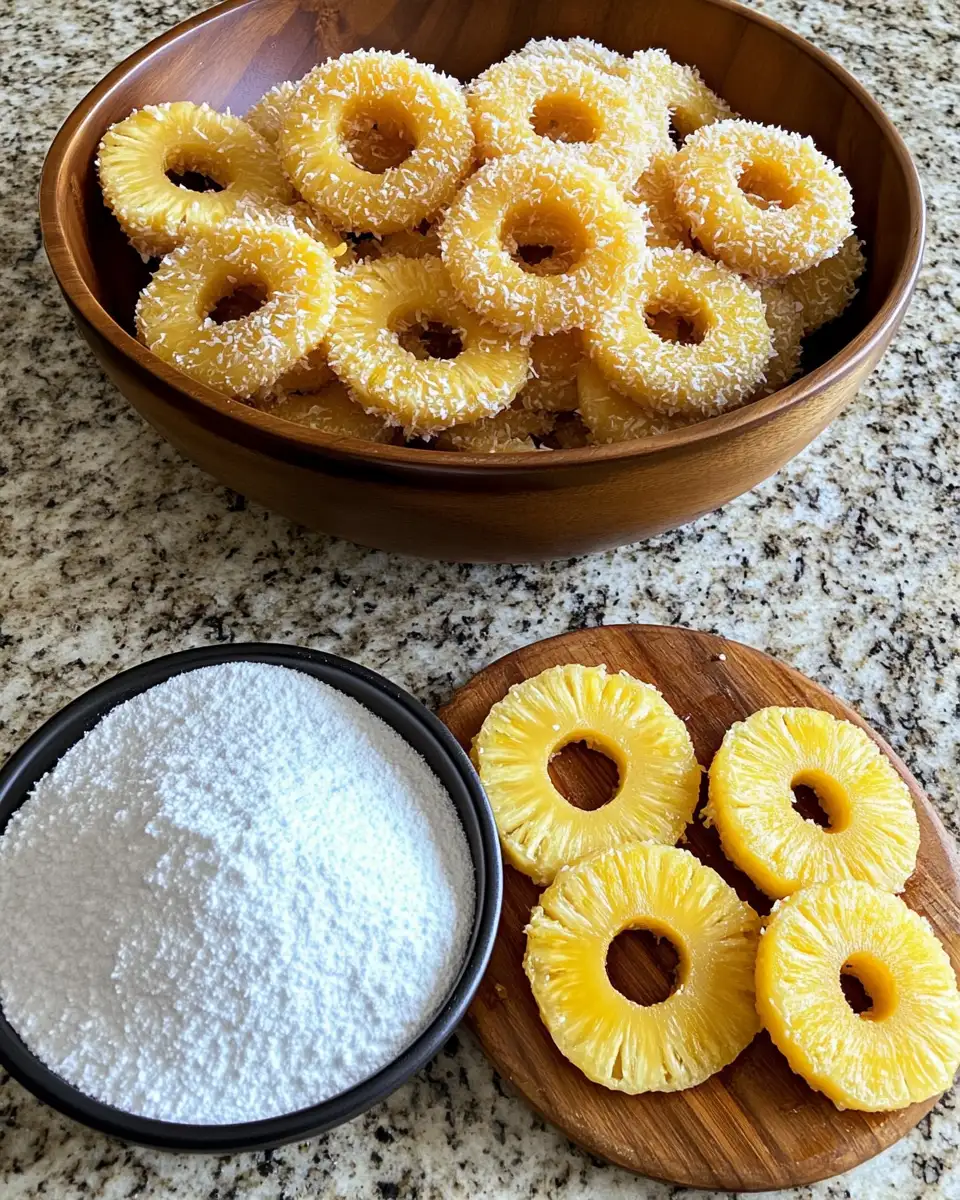 Ingredients for Golden Delight: Discover the Magic of Fried Pineapple Rings