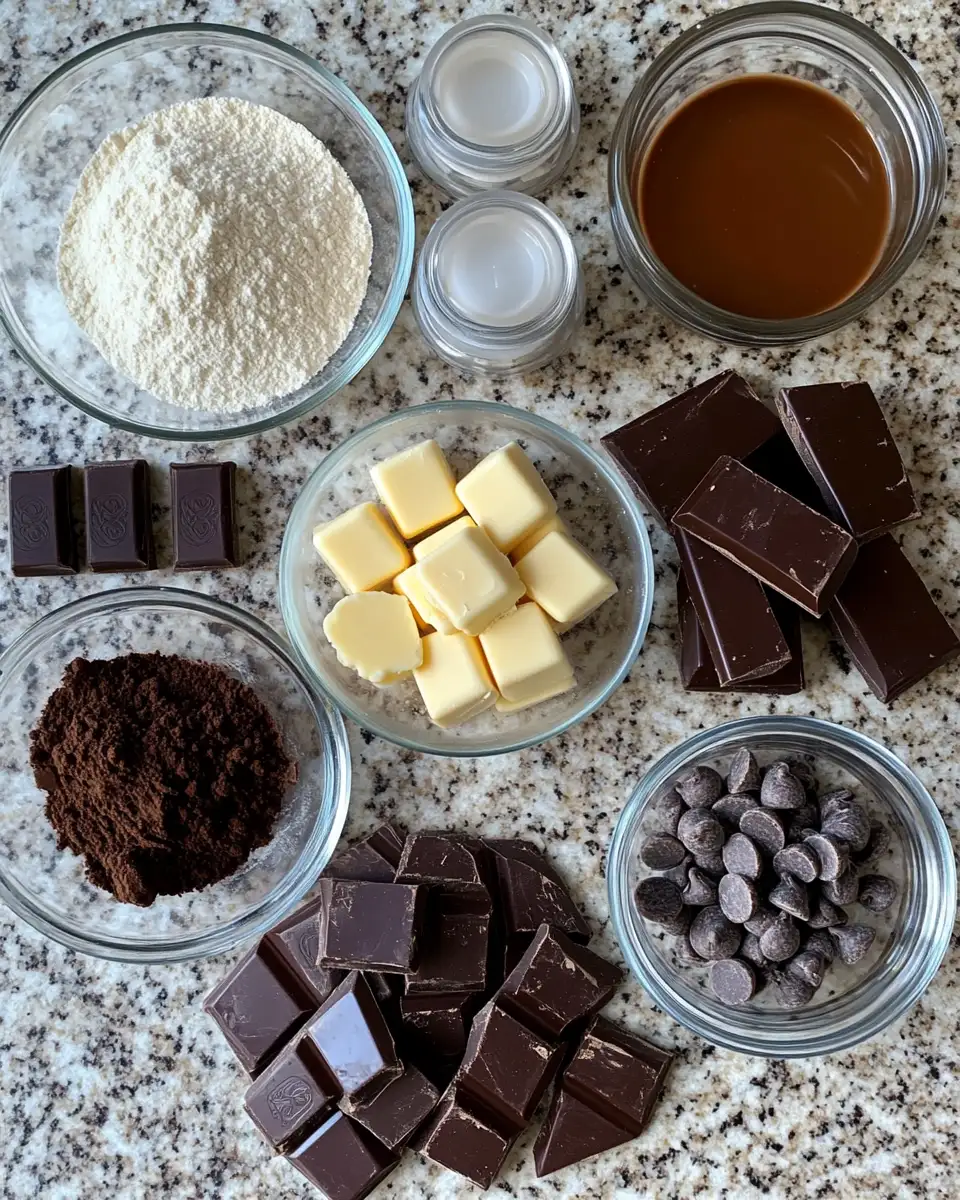 Ingredients for Irresistible Indulgence: Discover the Magic of Fudgy Chocolate Lava Cookies