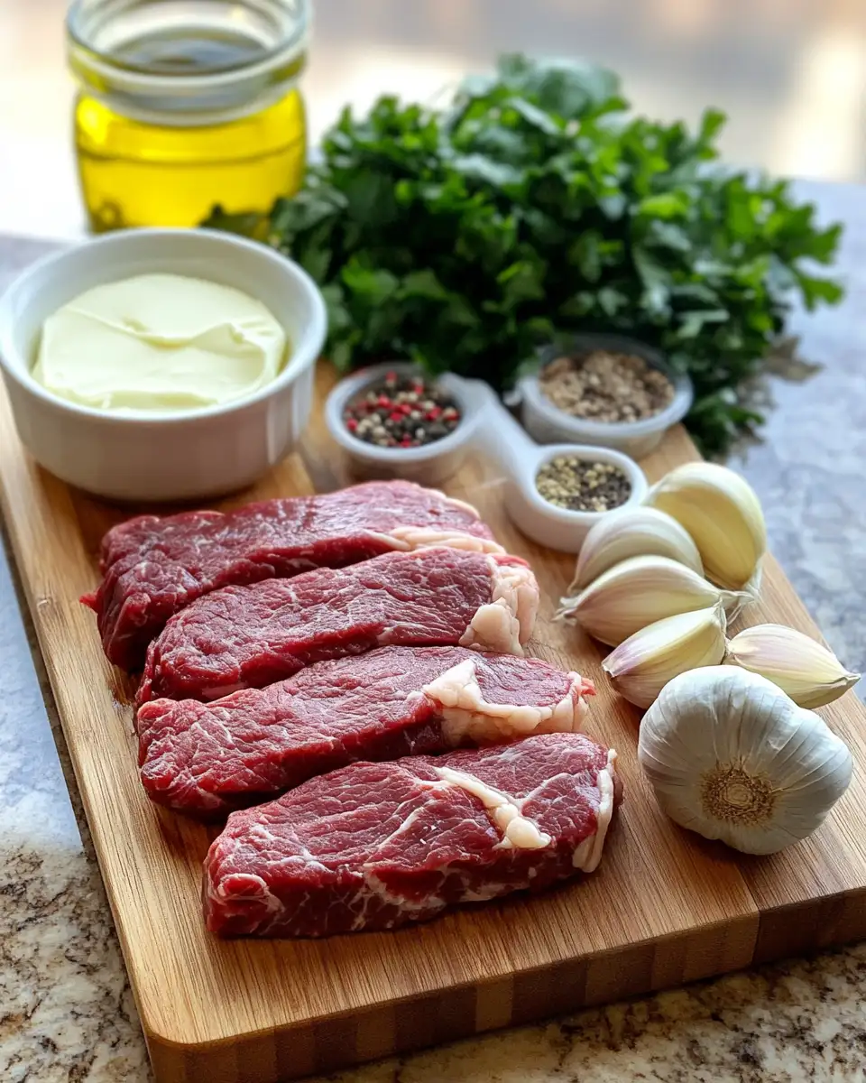 Ingredients for Sizzle and Savory: Elevate Your Dinner with Garlic Butter Brazilian Steak