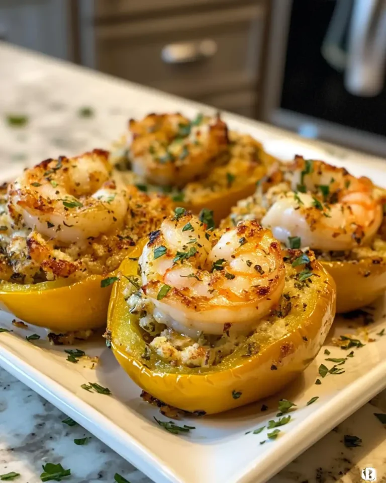Savor the Flavor: Garlic Butter Shrimp Stuffed Peppers Delight - Featured Image