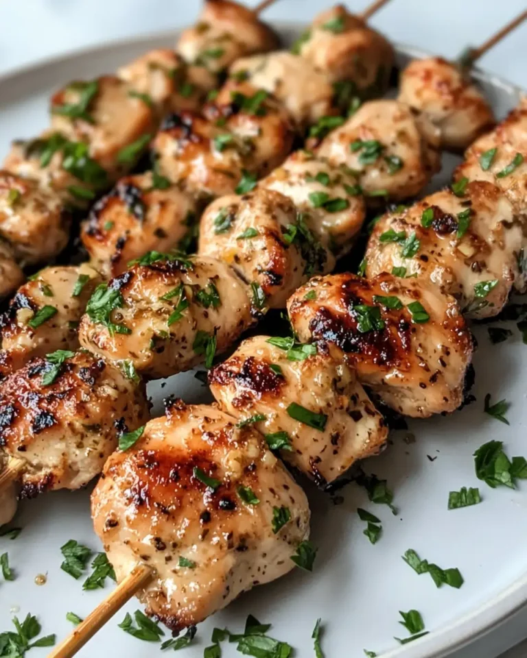 Sizzling Garlic Parmesan Chicken Skewers That Will Elevate Your Grill Game - Featured Image