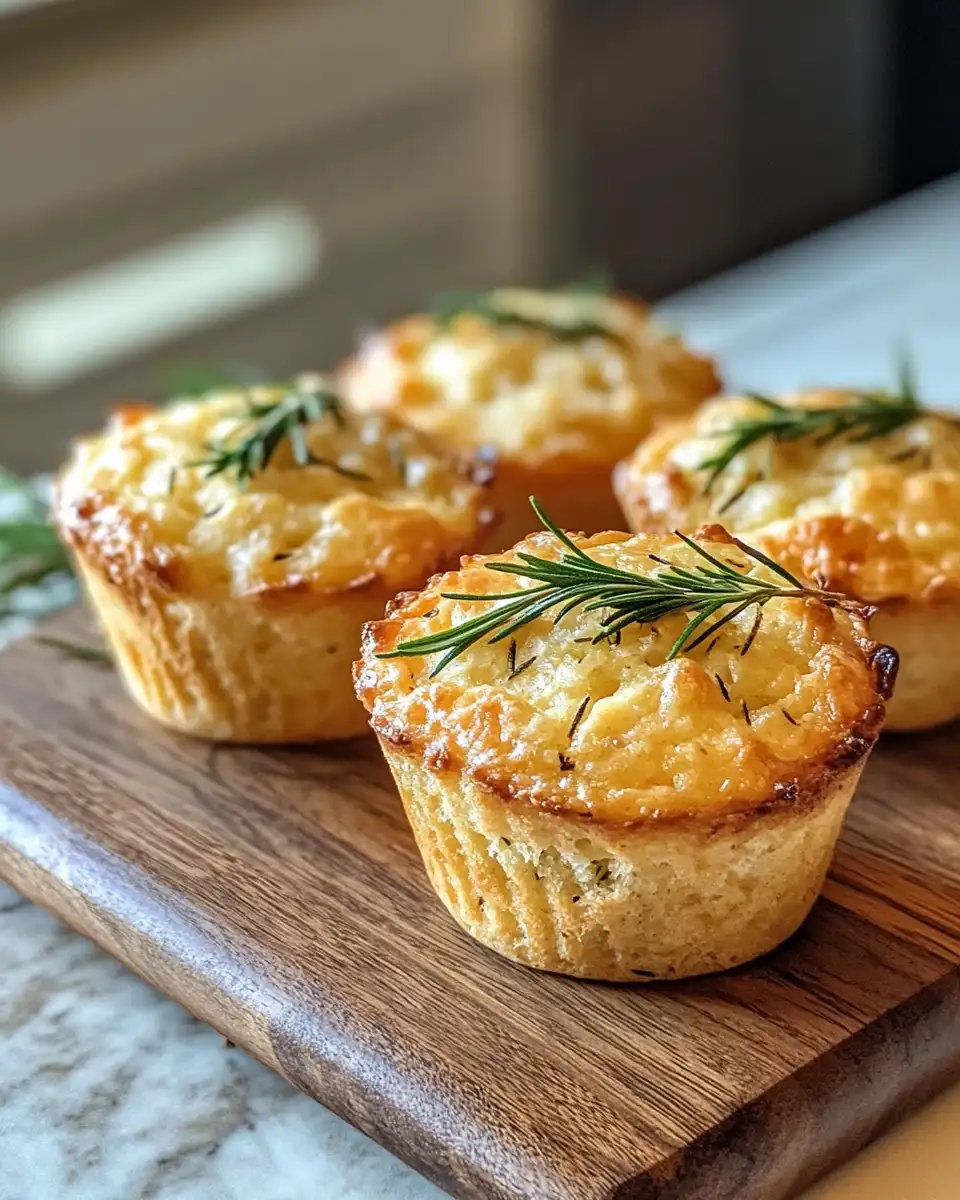 Final dish - Rise and Shine with Irresistible Garlic Rosemary Focaccia Muffins