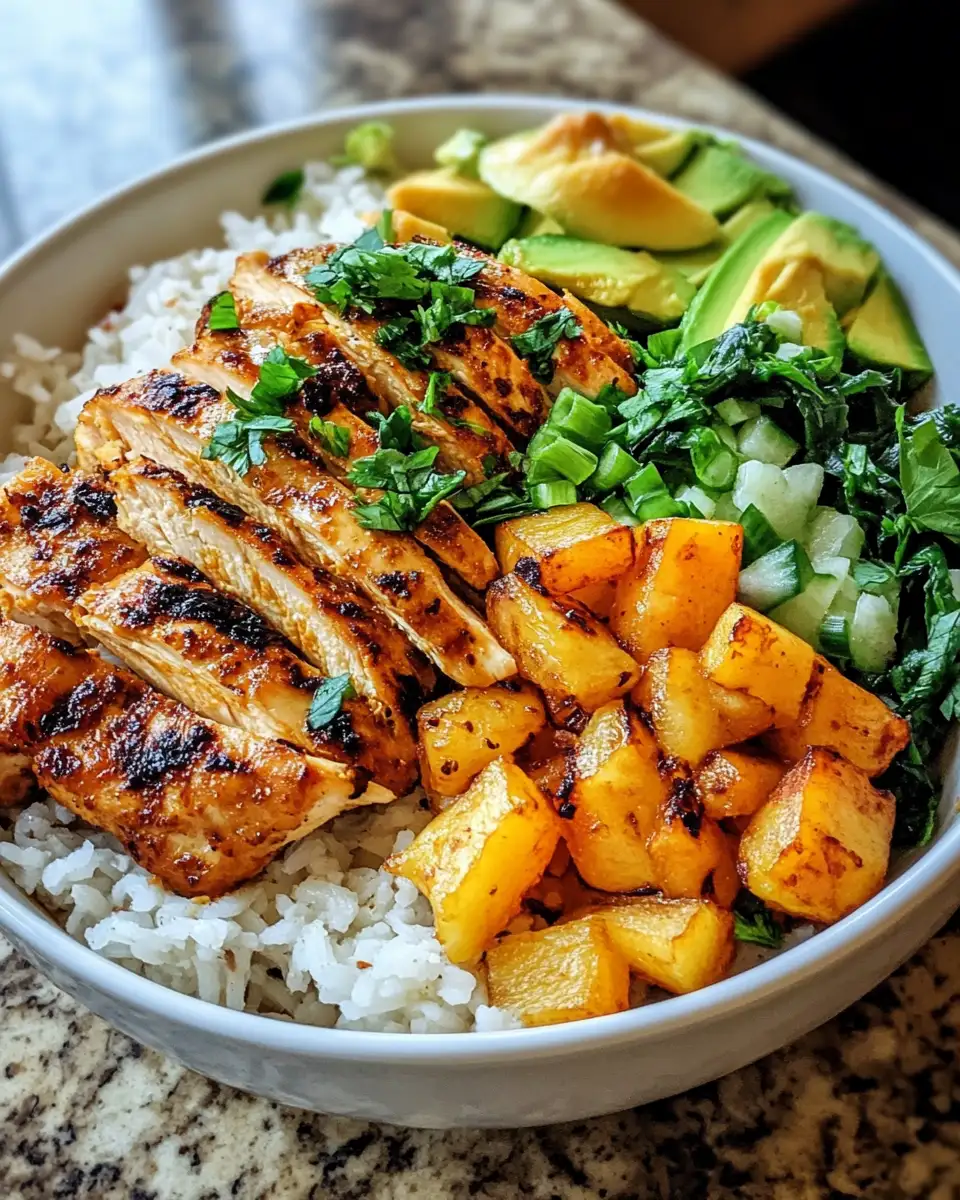 Final dish - Taste the Tropics: Ultimate Hawaiian Chicken Bowl Adventure