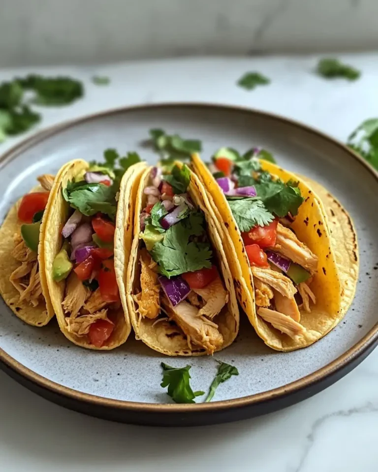 Slow-Cooked Sensation: Healthy Crockpot Chicken Tacos Made Easy - Featured Image