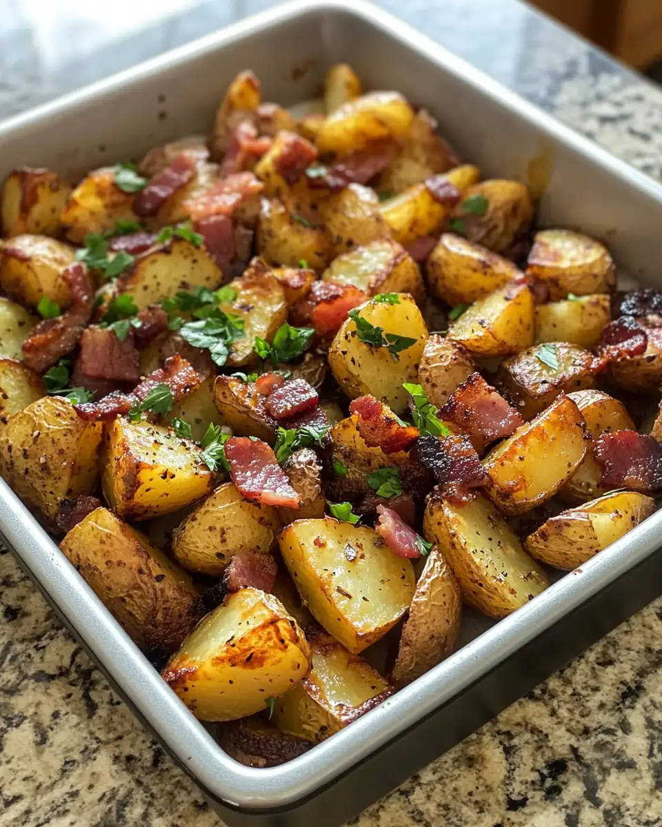 Final dish - Sweet and Savory Perfection: Honey Bacon Roasted Potatoes