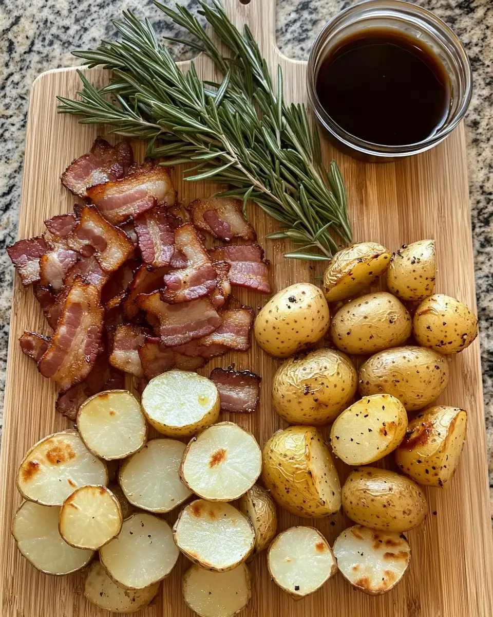 Ingredients for Sweet and Savory Perfection: Honey Bacon Roasted Potatoes