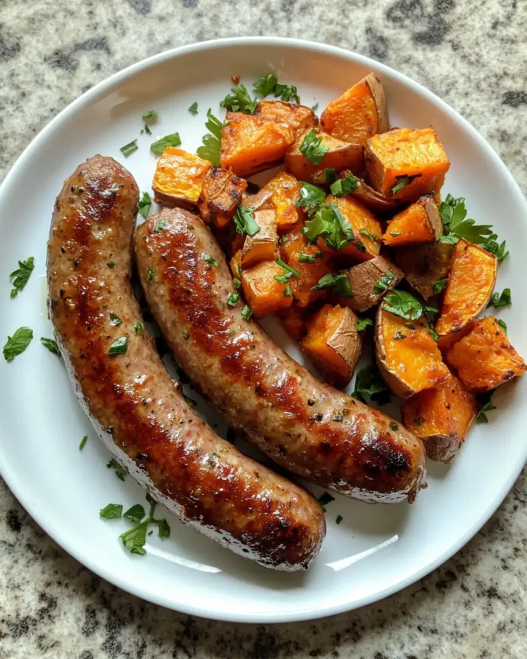 Sweet and Savory Sensation: Honey Garlic Sausage with Sweet Potatoes - Featured Image