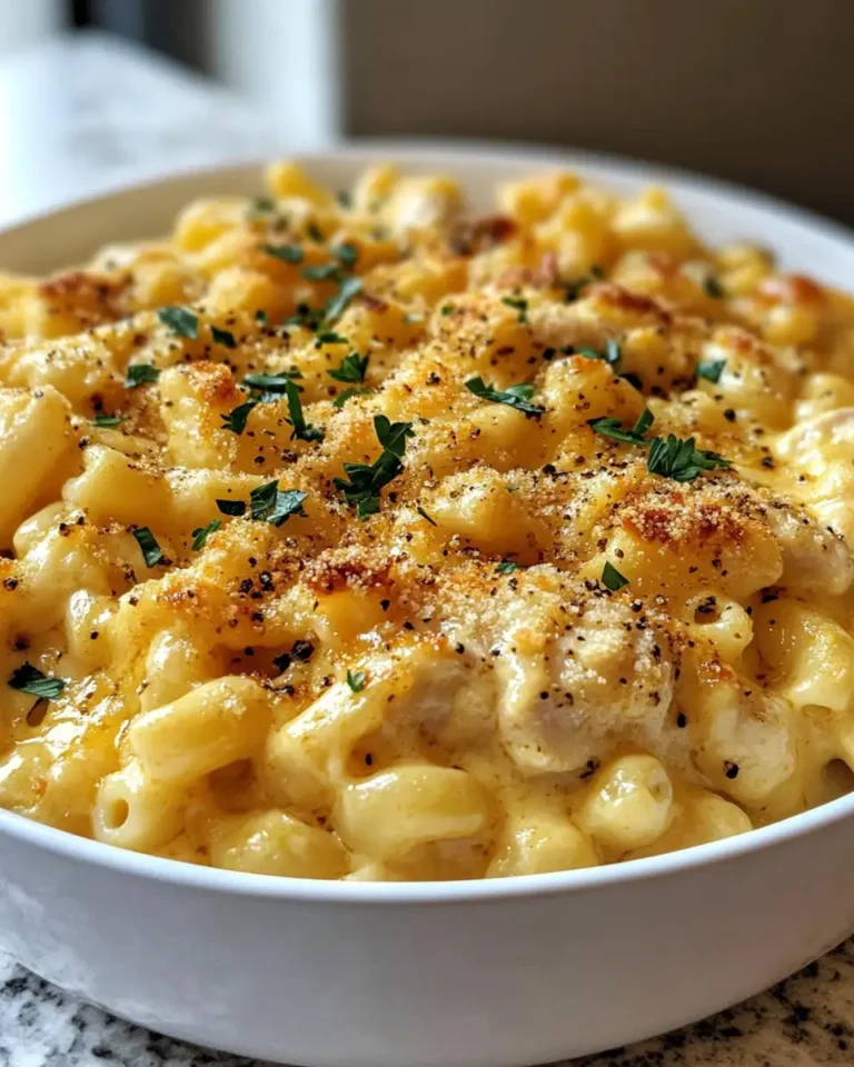Decadent Honey Pepper Chicken Mac & Cheese Bake Bliss - Featured Image