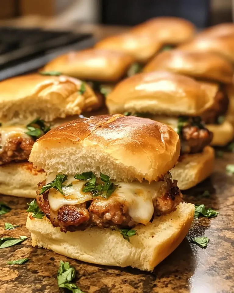 Sizzling Hot Italian Sub Sliders: Bite-Sized Flavor Explosion - Featured Image