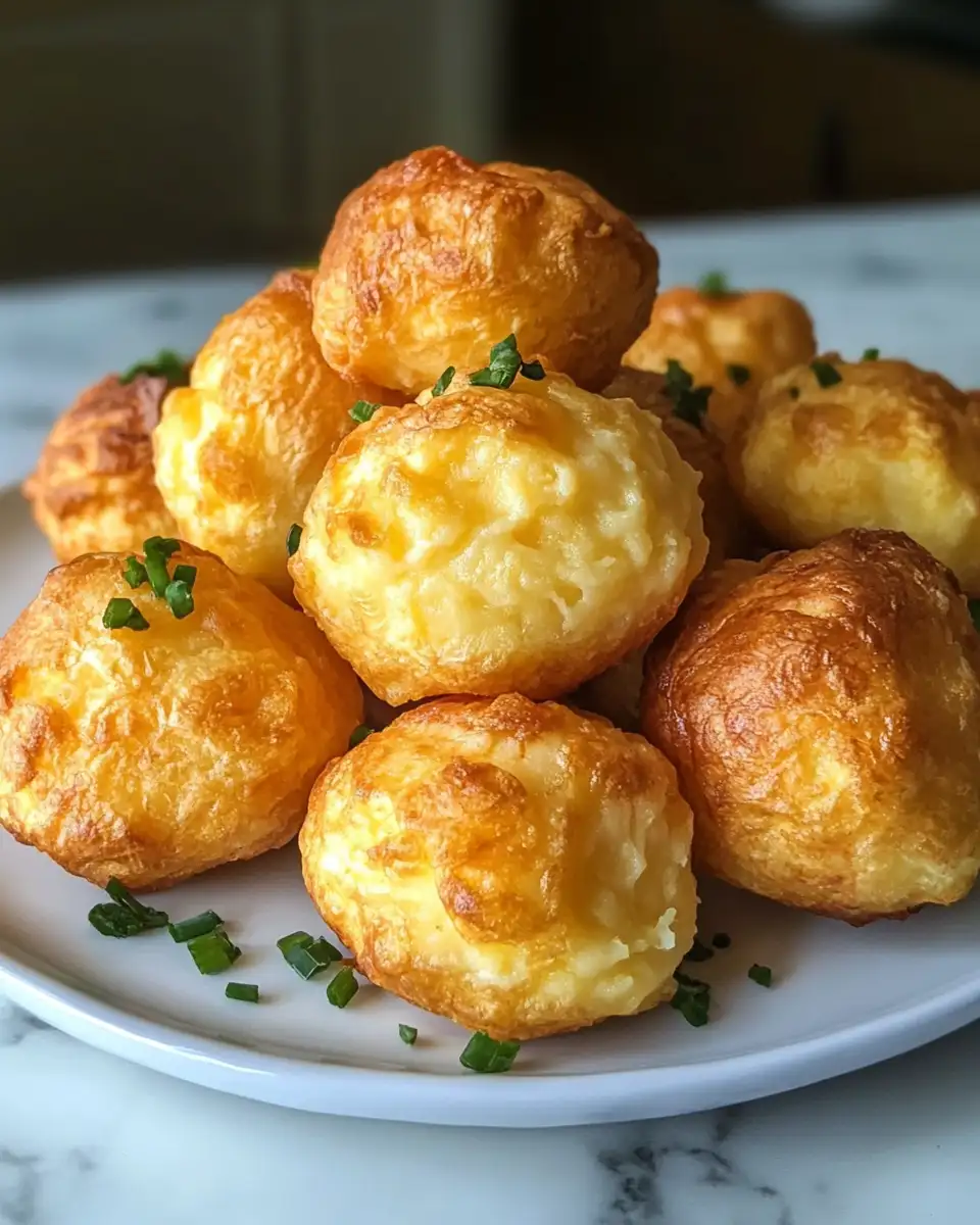 Final dish - Irresistible Mashed Potato Cheese Puffs: The Ultimate Comfort Snack
