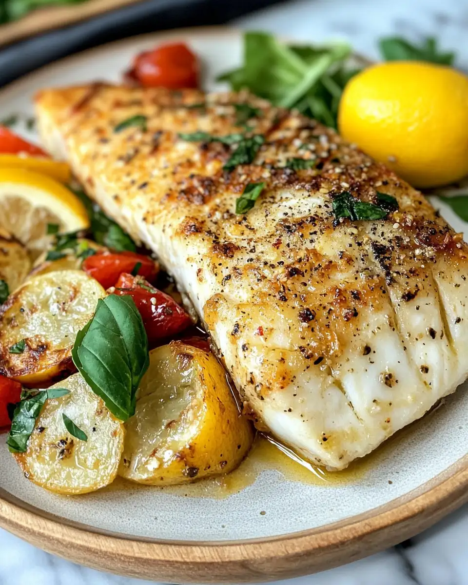 Final dish - Mediterranean Baked Fish: A Flavorful Journey to the Sunny Shores