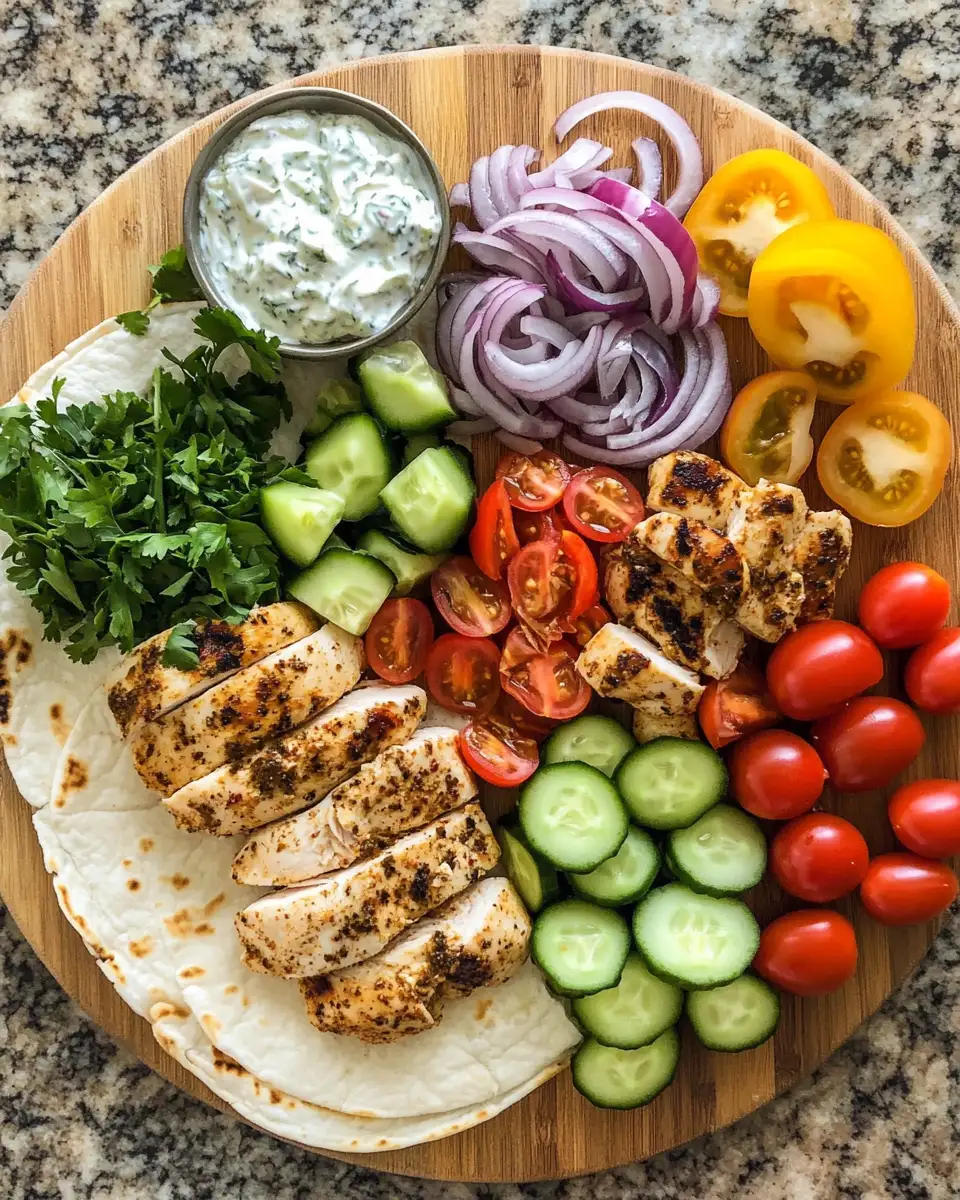 Ingredients for Mediterranean Chicken Wraps: A Flavorful Journey to the Sunny Coast