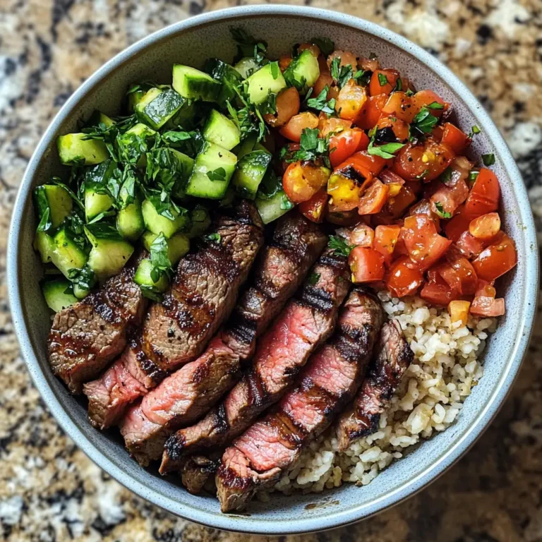 Savor the Sunshine: Mediterranean Steak Bowls Bursting with Flavor - Featured Image