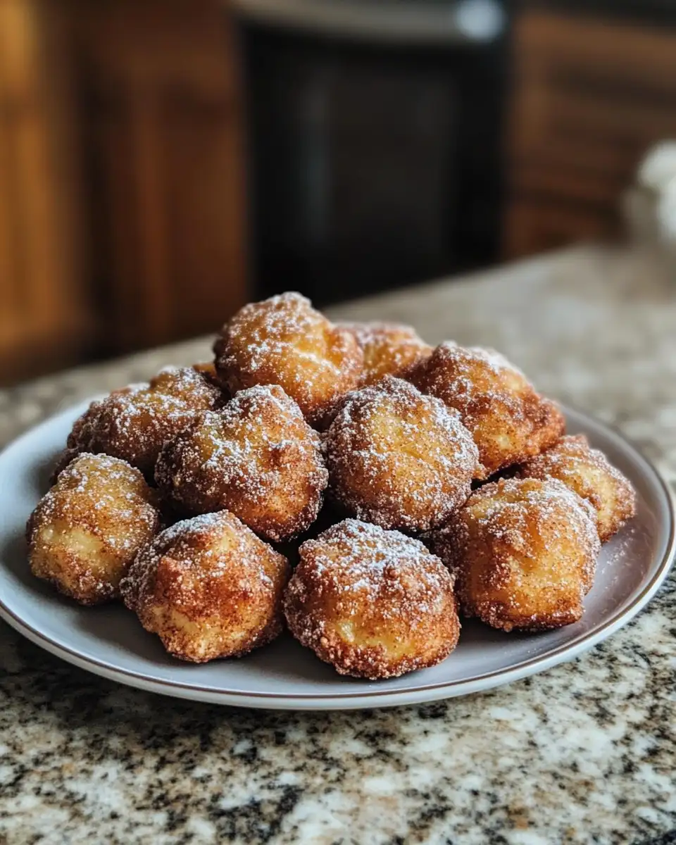 Final dish - Bite-Sized Bliss: Mini Cinnamon Apple Fritters That Will Steal Your Heart