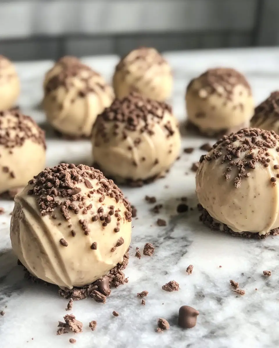 Final dish - No-Bake Peanut Butter Cheesecake Balls: A Bite-Sized Dessert Delight