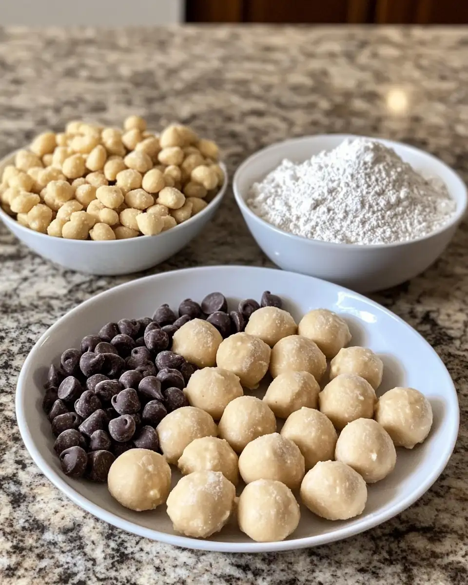 Ingredients for No-Bake Peanut Butter Cheesecake Balls: A Bite-Sized Dessert Delight