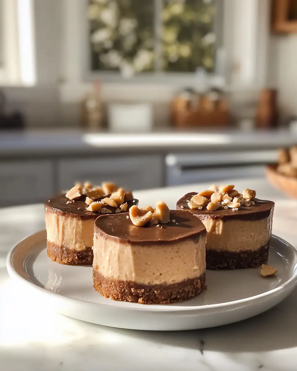 Final dish - Irresistible No-Bake Peanut Butter Cheesecake Bites for Effortless Indulgence