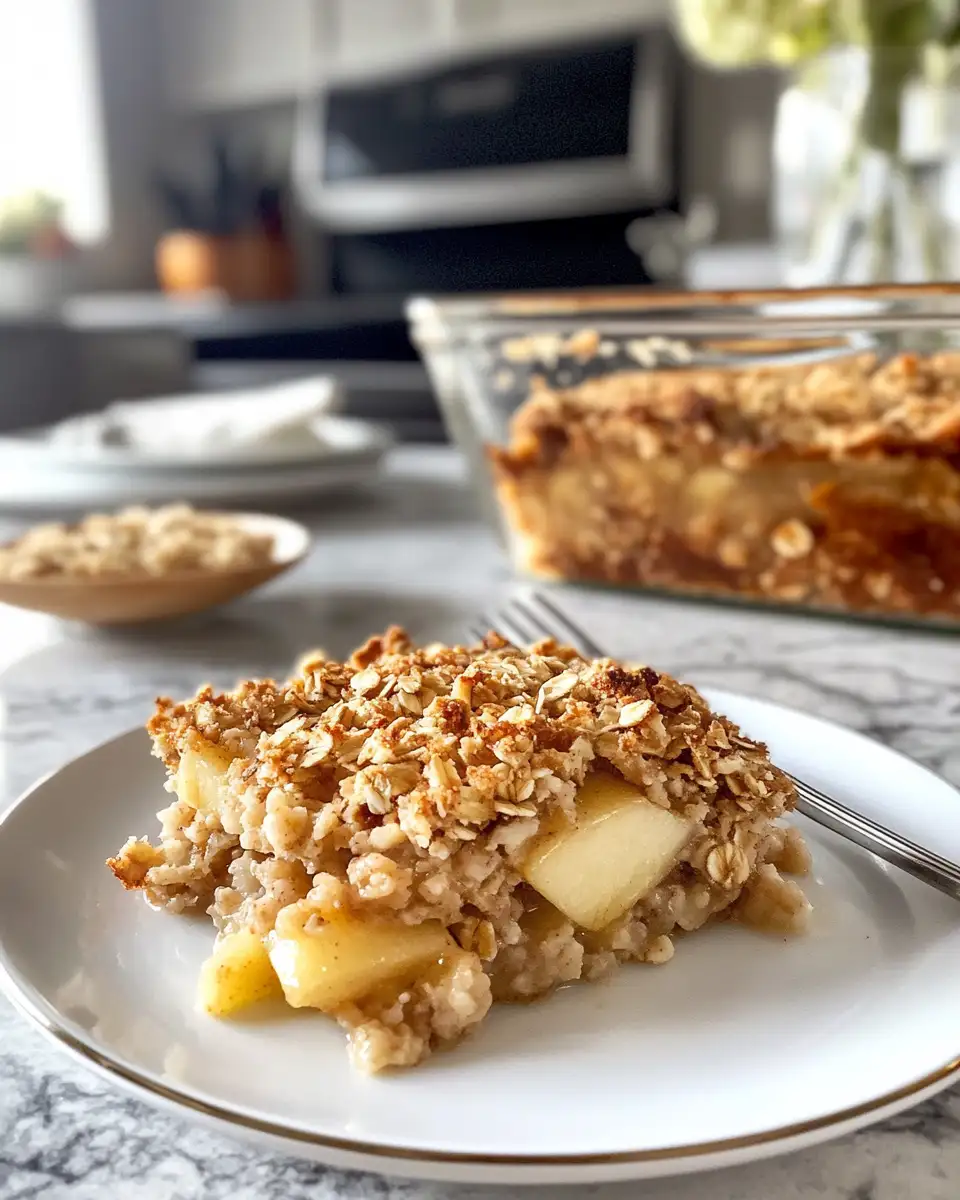 Final dish - Rise and Shine with a Deliciously Cozy Oatmeal Apple Breakfast Bake