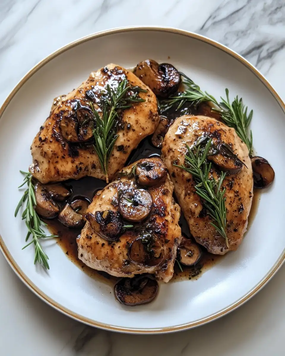 Final dish - Savor the Simplicity: One Pan Balsamic Chicken Bliss