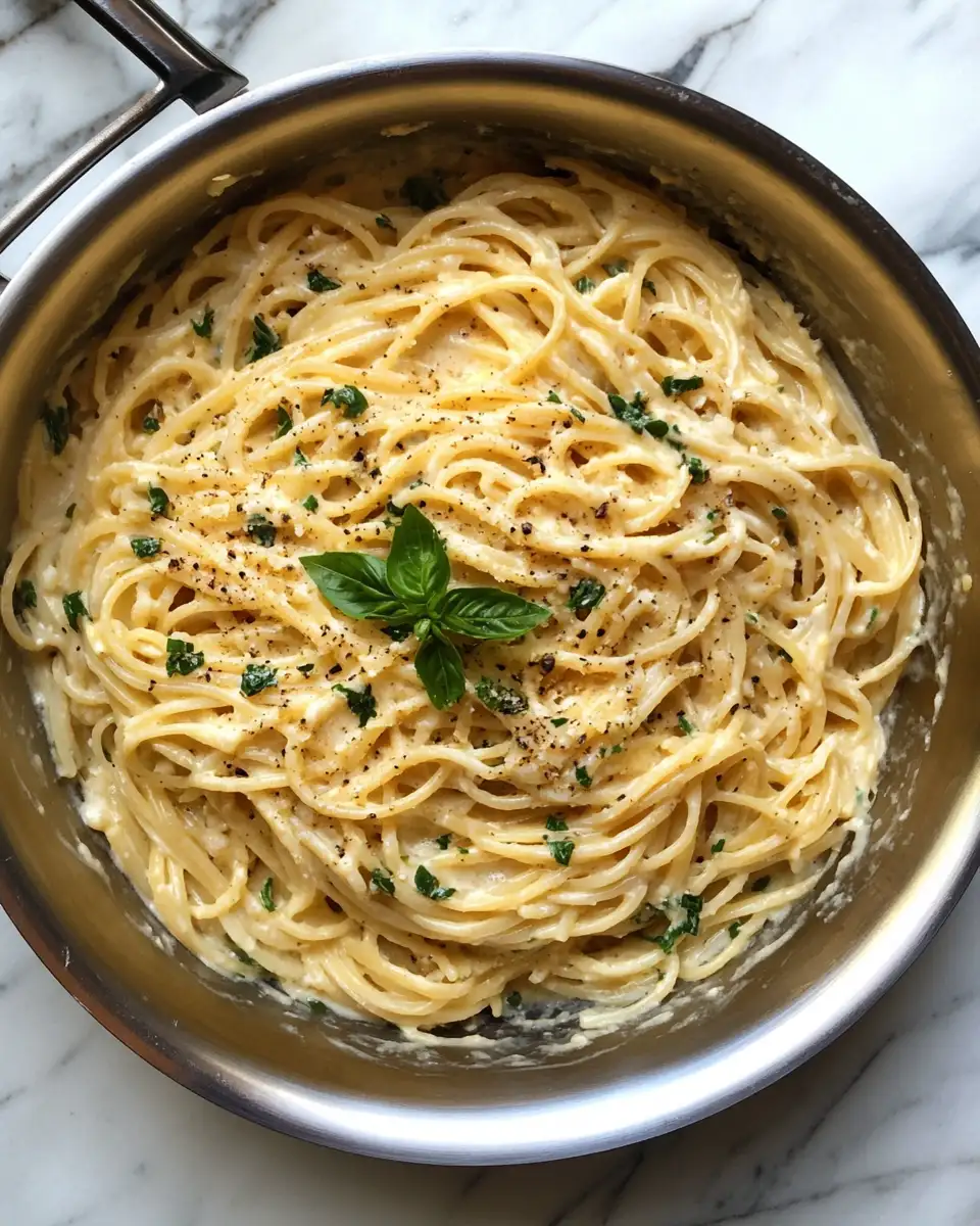 Final dish - One Pot Creamy Garlic Pasta: The Ultimate Comfort Dish