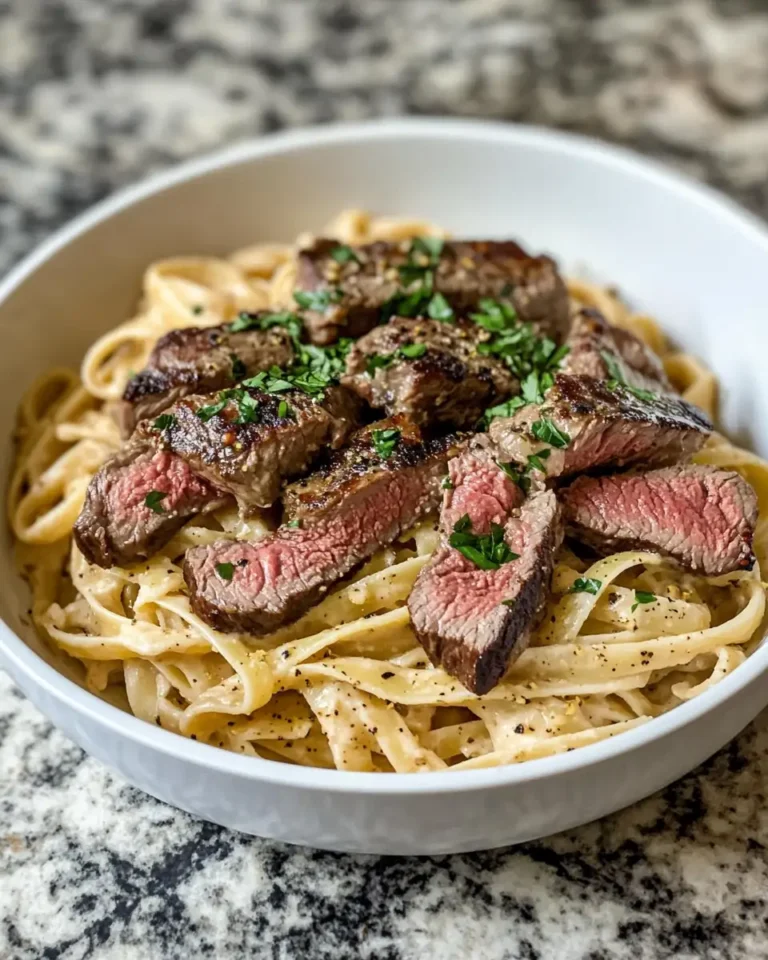 Indulge in One-Pot Creamy Spicy Garlic Butter Steak & Pasta Bliss - Featured Image