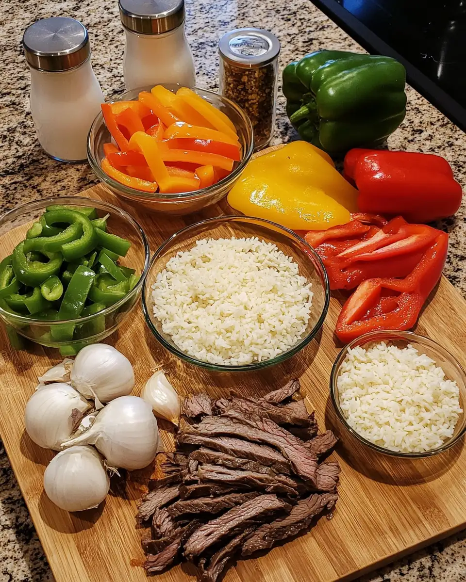Ingredients for Deconstructing Deliciousness: Ultimate Philly Cheesesteak Bowls Adventure