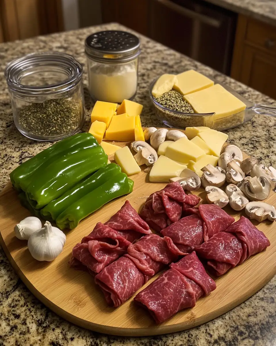 Ingredients for Philly Cheesesteak Egg Rolls: A Flavor Fusion You Can't Resist