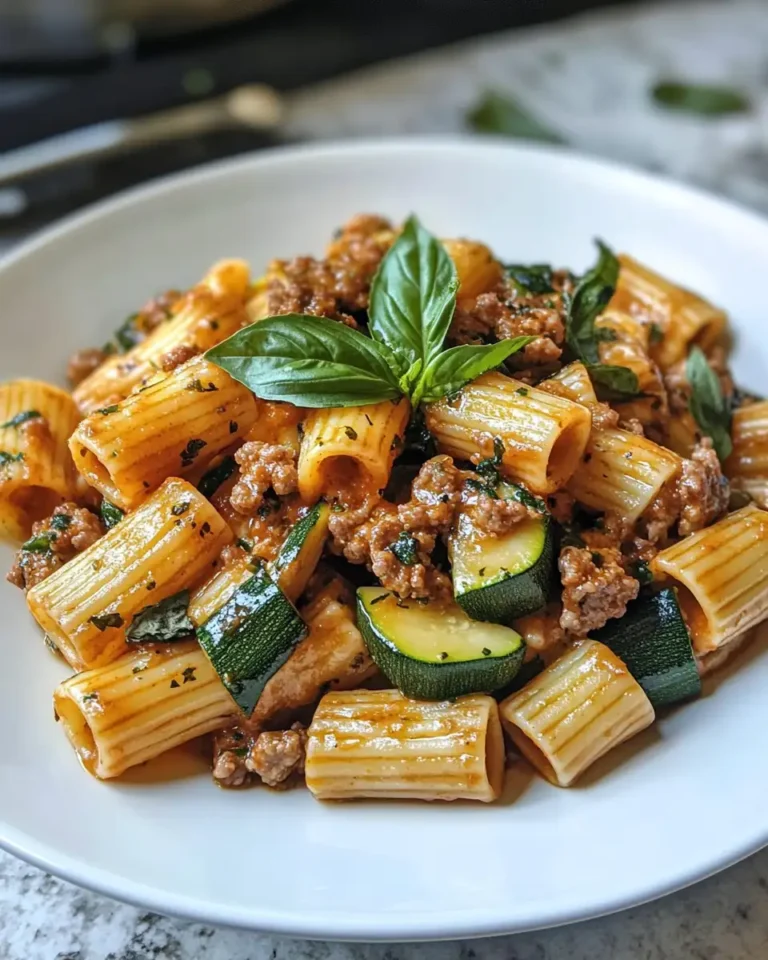 Savor the Flavor: Rigatoni with Sausage and Zucchini Delight - Featured Image