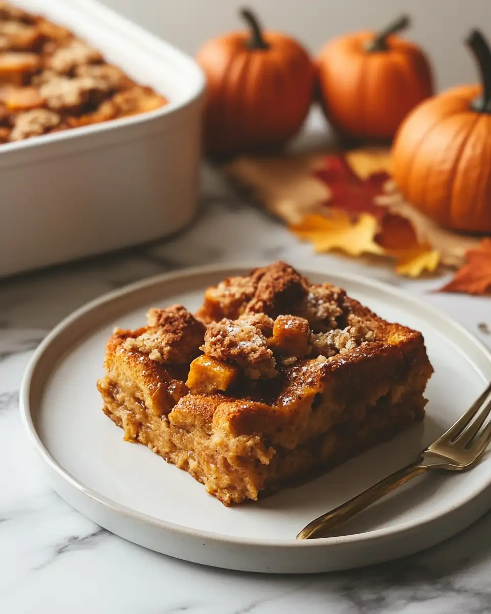 Final dish - Cozy Mornings Made Easy with Slow Cooker Pumpkin French Toast Casserole