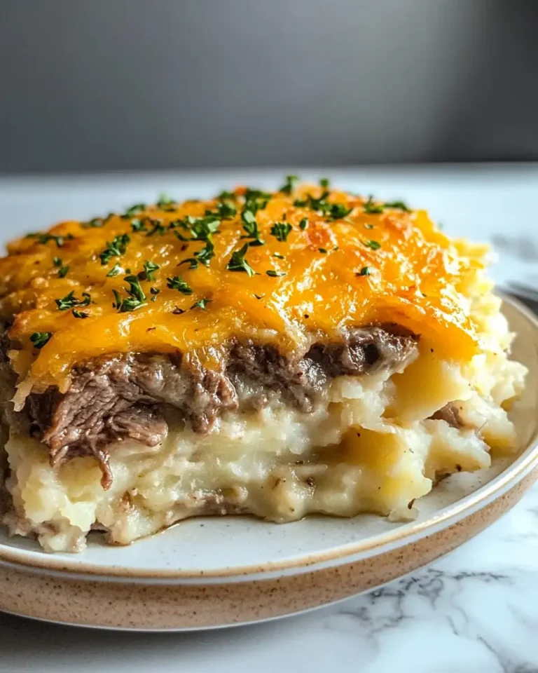 Ultimate Comfort: Slow Cooker Steak and Cheddar Potato Casserole Delight - Featured Image