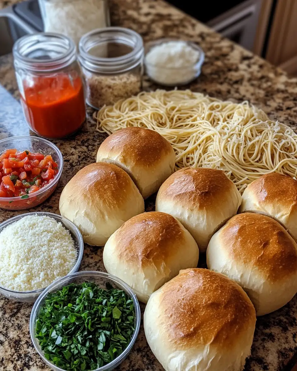 Ingredients for Savor the Ultimate Comfort: Spaghetti Garlic Bread Bowls Extravaganza