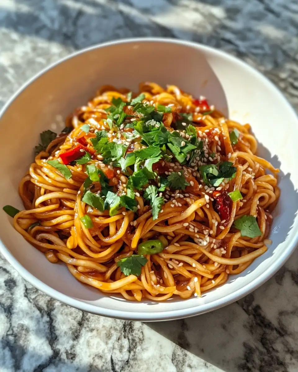 Final dish - Sizzle and Spice Dive into the World of Spicy Garlic Chilli Noodles