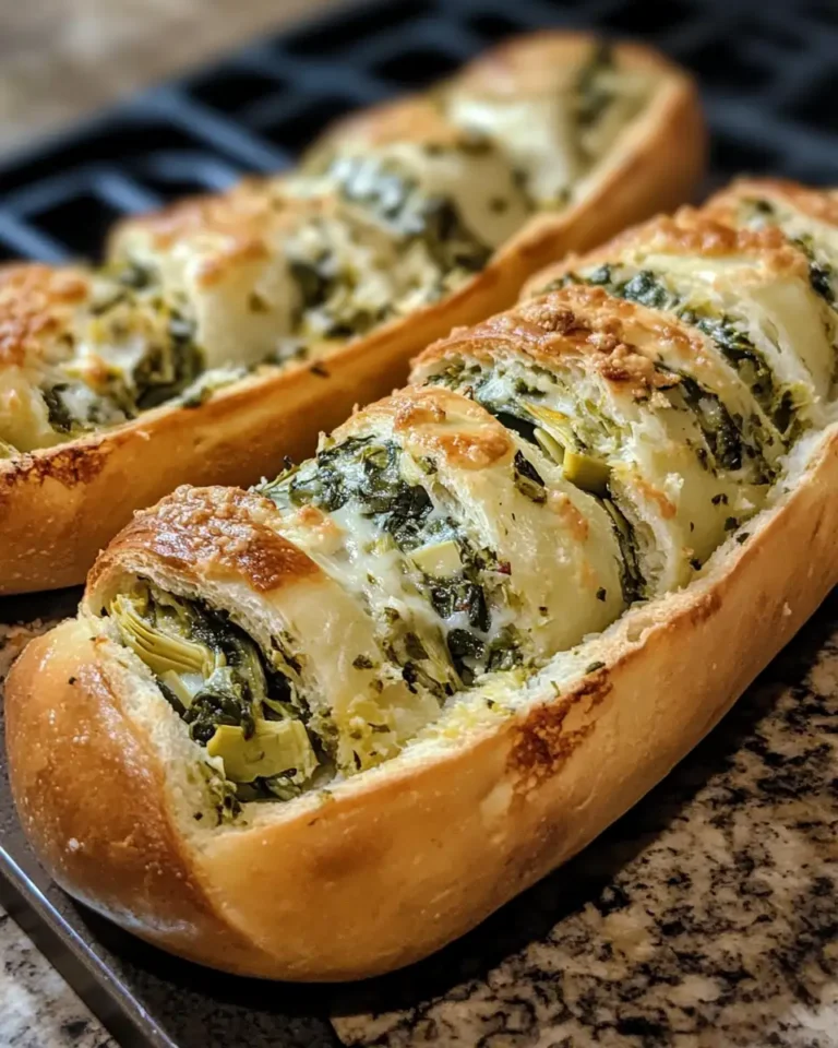 Irresistible Spinach and Artichoke Stuffed Bread Delight - Featured Image