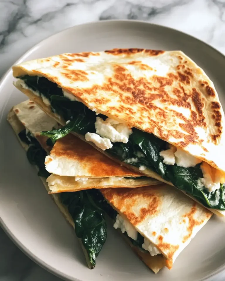 Savor the Fusion: Spinach and Feta Quesadillas Delight - Featured Image