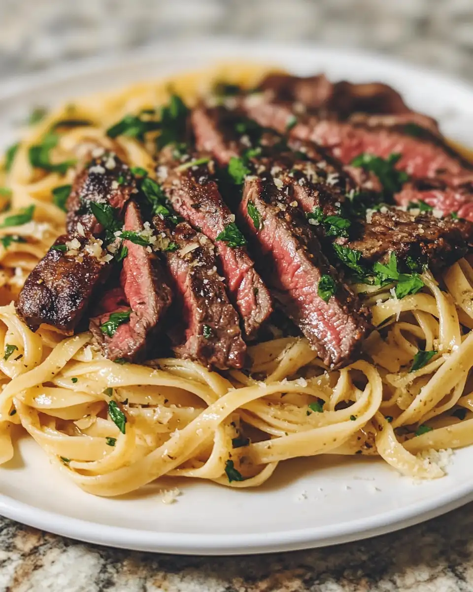 Final dish - Sizzling Steak Pasta: A Match Made in Culinary Heaven