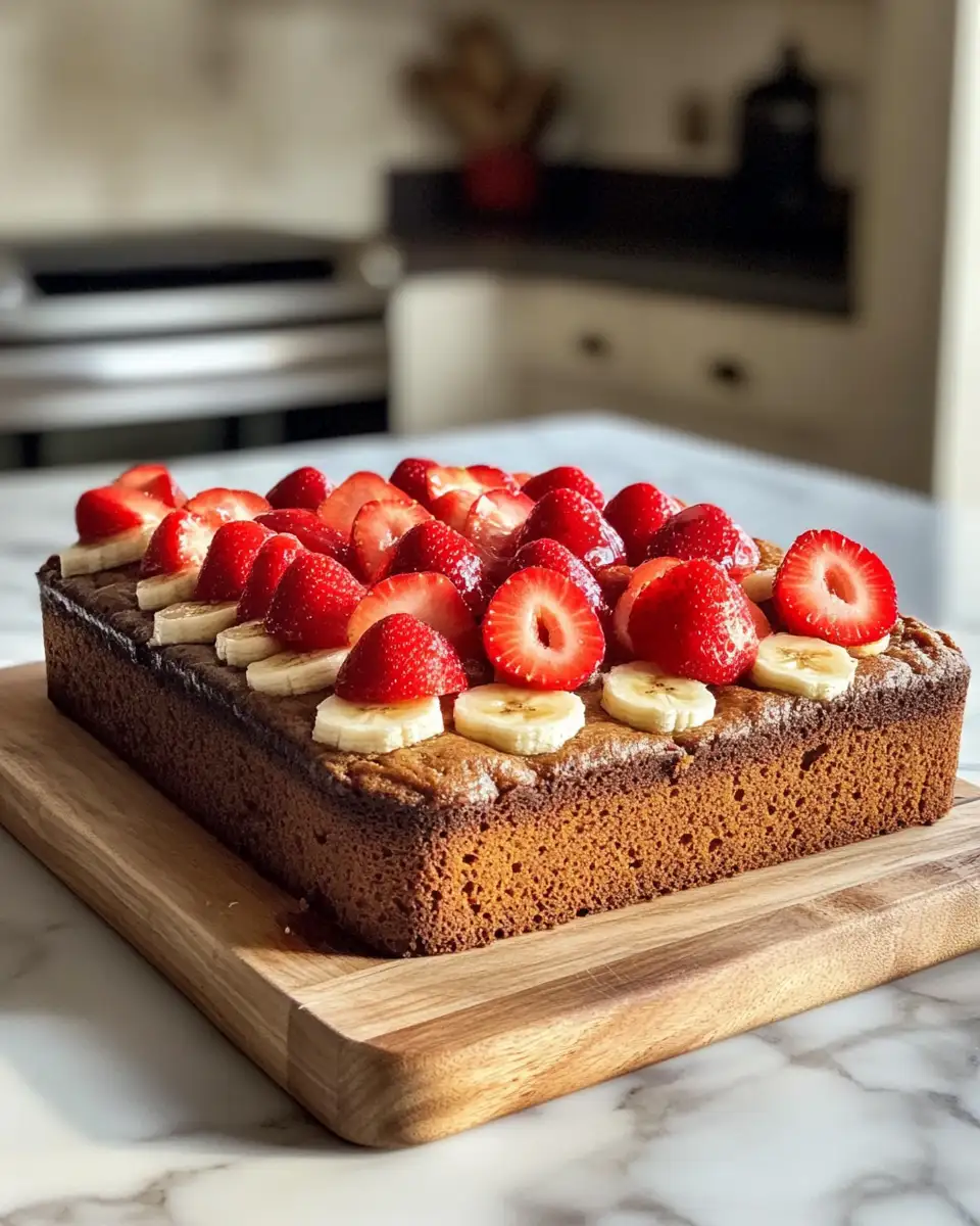 Final dish - Irresistible Strawberry Banana Bread Bliss