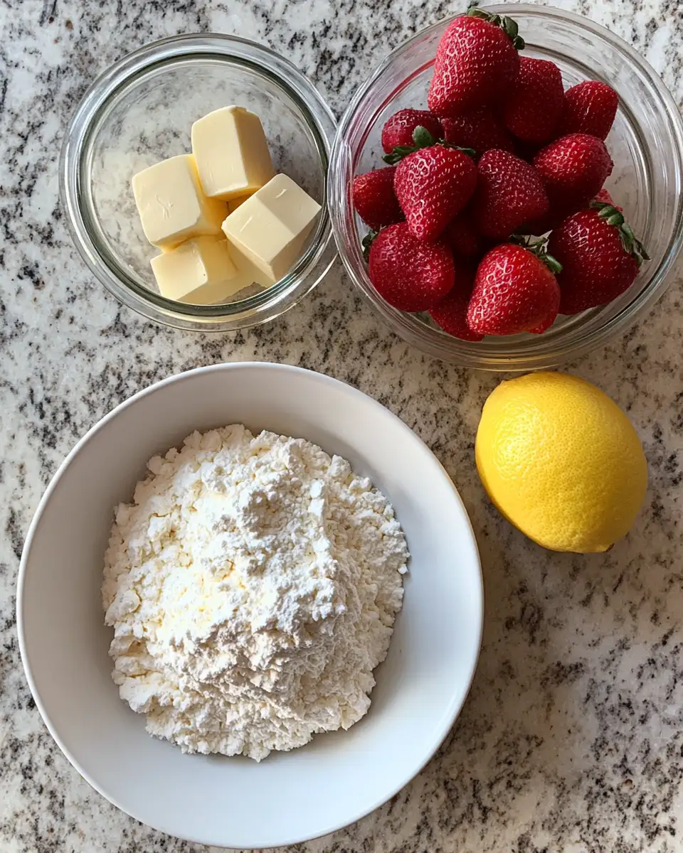 Ingredients for Irresistible Strawberry Cheesecake Cookies That Will Sweeten Your Day