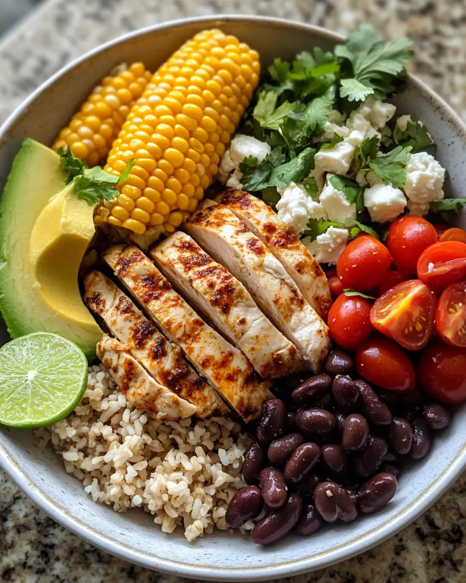 Ingredients for Savor the Flavors: Irresistible Street Corn Chicken Bowl Delight