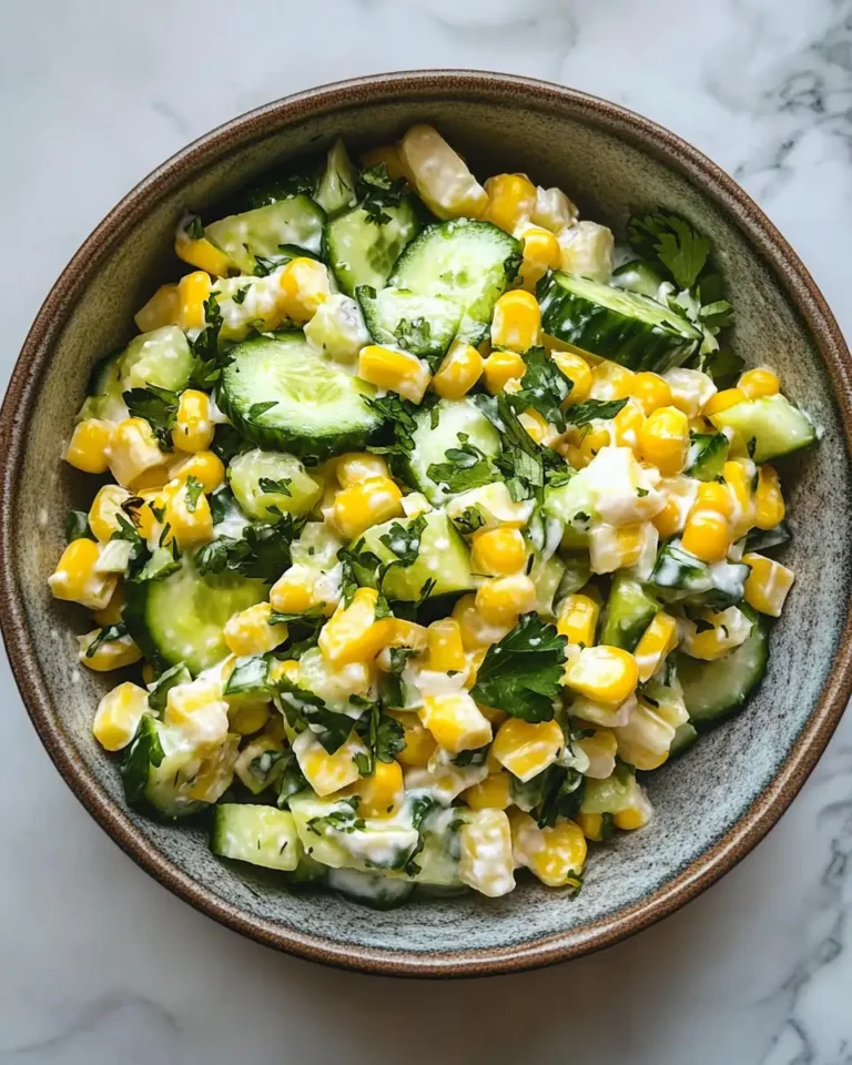 Street Corn Creamy Cucumber Salad: A Flavorful Fusion Fiesta - Featured Image