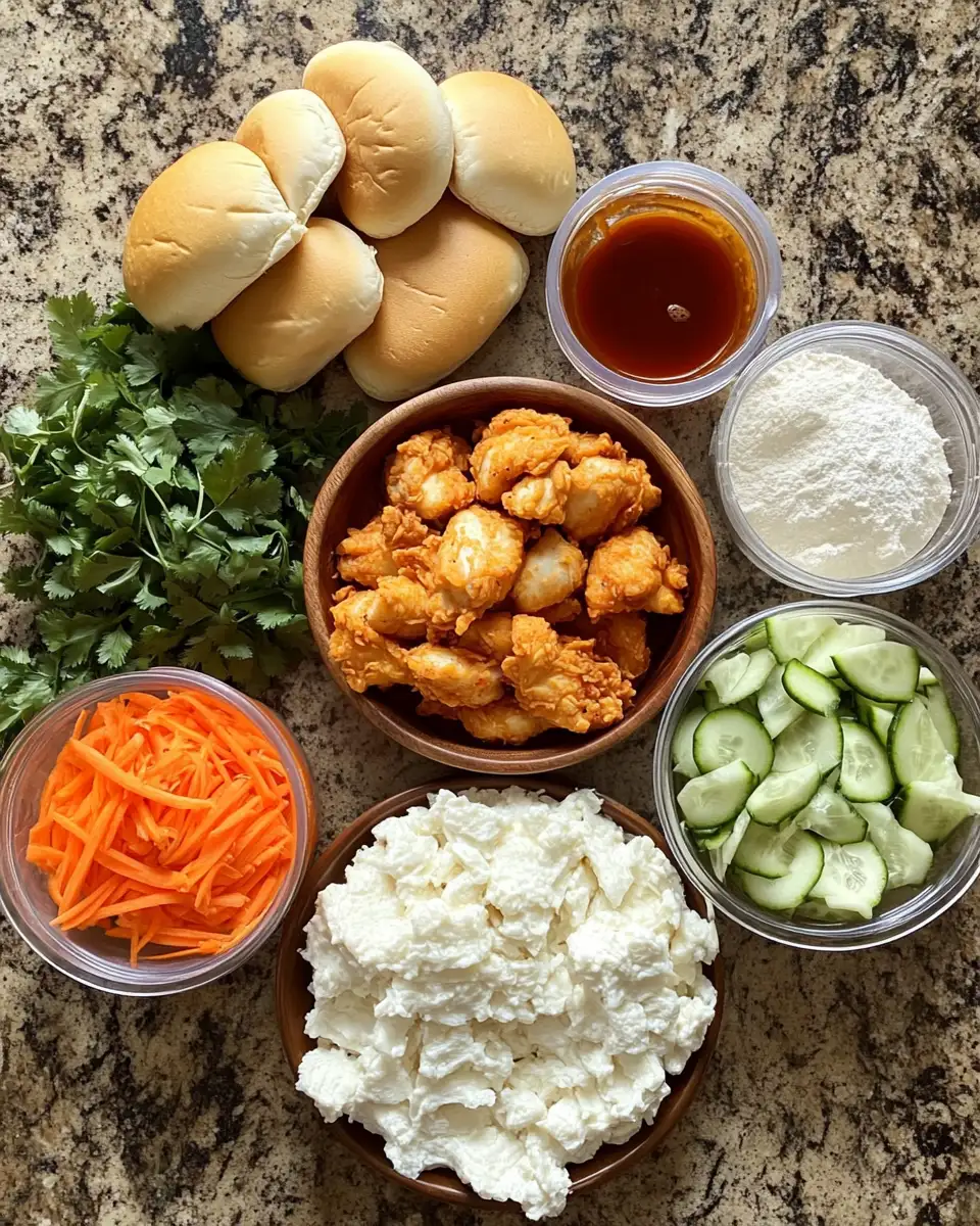 Ingredients for Crispy Delight: Discover the Ultimate Thai Fried Chicken Sandwich