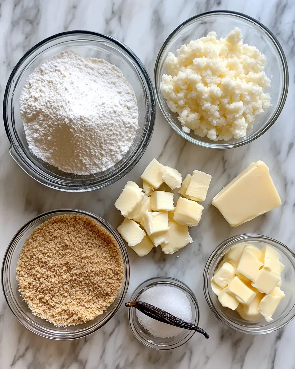 Ingredients for Indulge in Decadence: Vanilla Bean Brown Butter Cheesecake Bliss