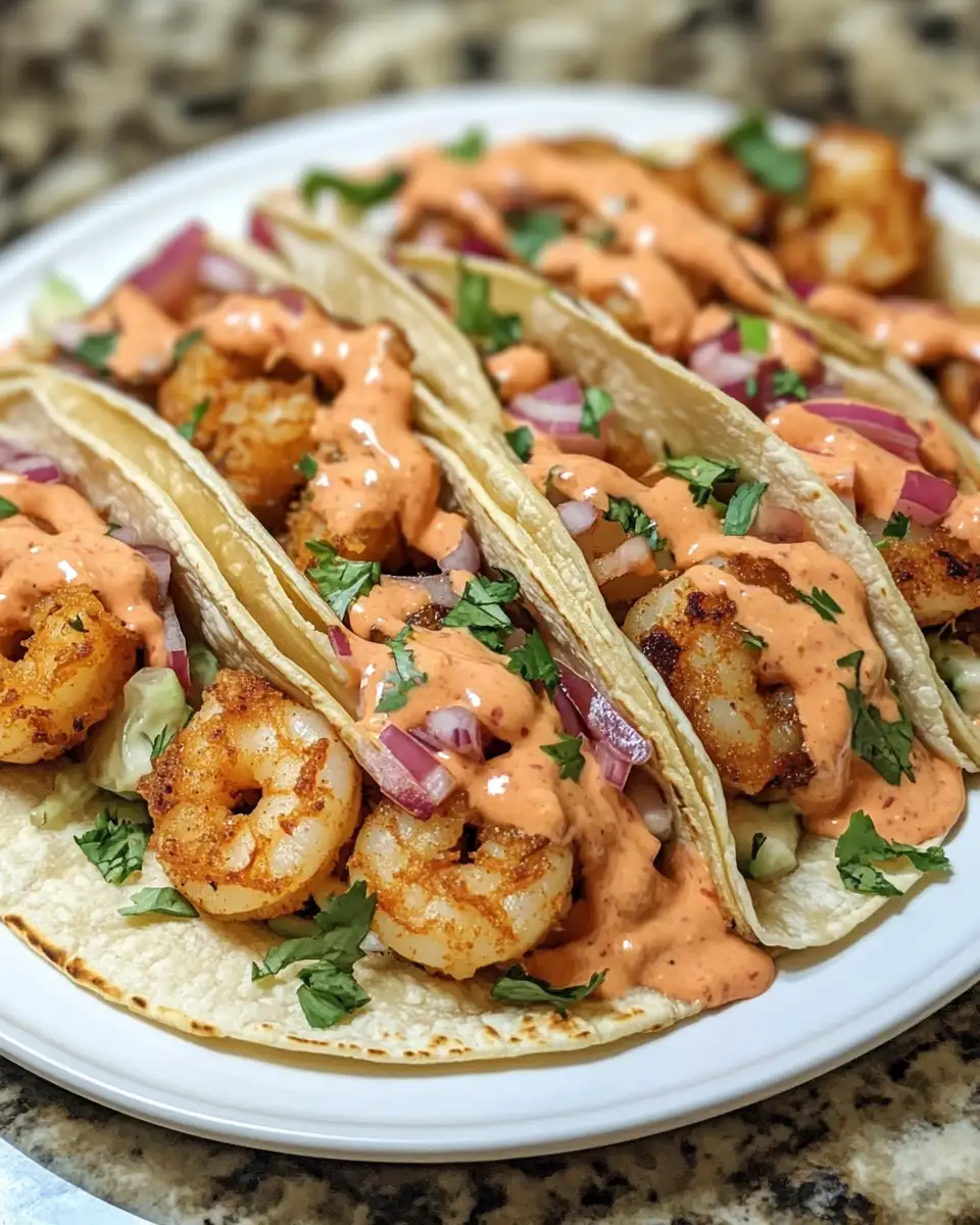 Final dish - Crispy Air-Fried Shrimp Tacos That Will Revolutionize Taco Night
