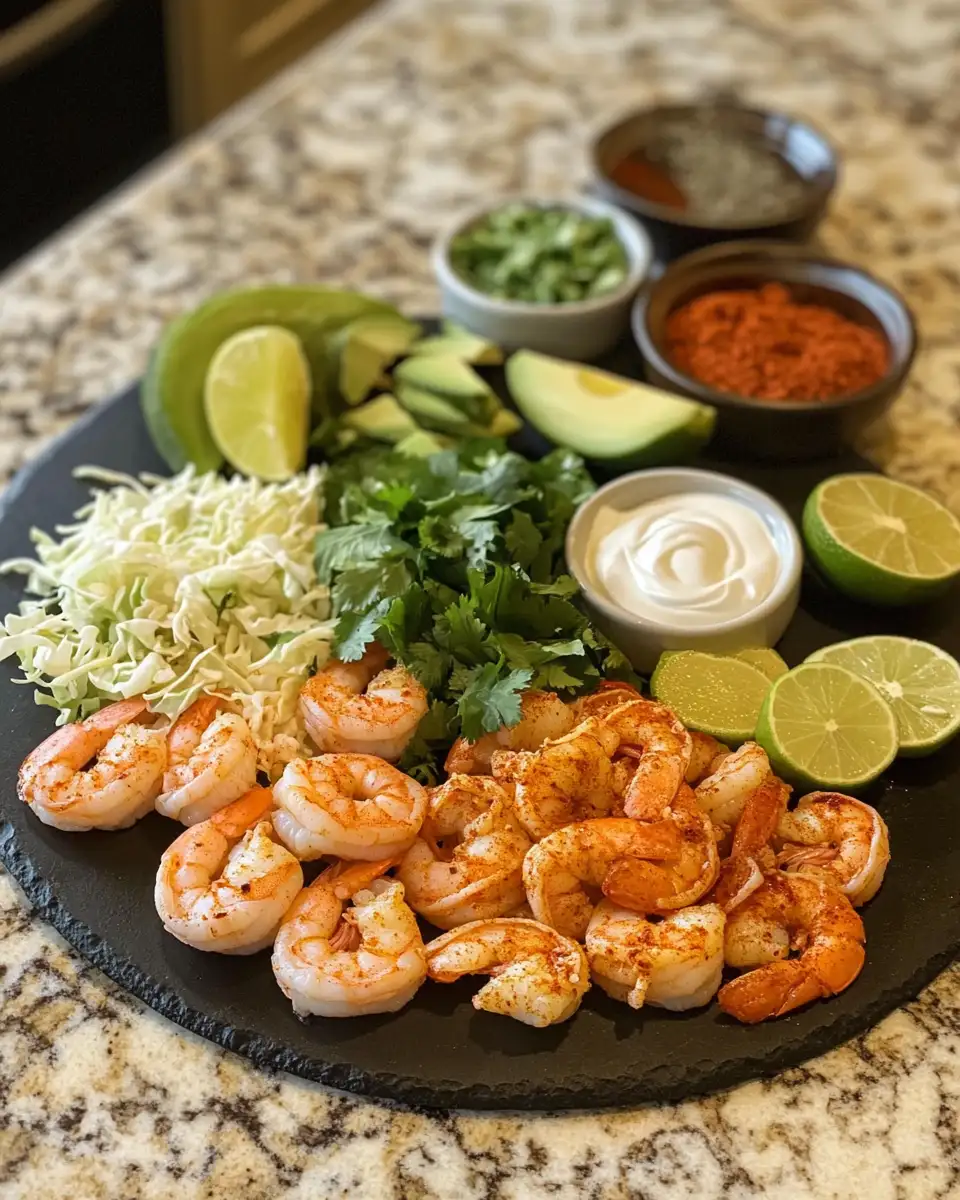 Ingredients for Crispy Air-Fried Shrimp Tacos That Will Revolutionize Taco Night