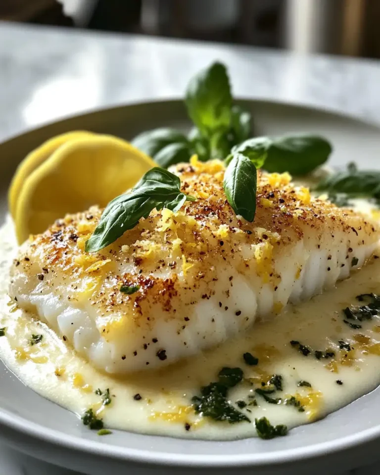 Baked Cod Bliss: Dive into Coconut Lemon Cream Delight - Featured Image