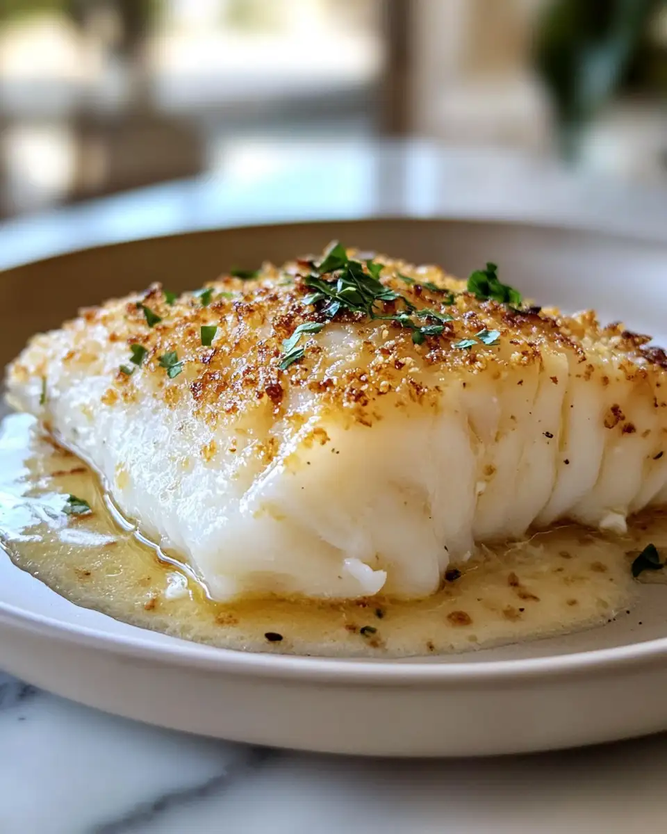 Final dish - Baked Cod Bliss: Dive into Coconut Lemon Cream Delight