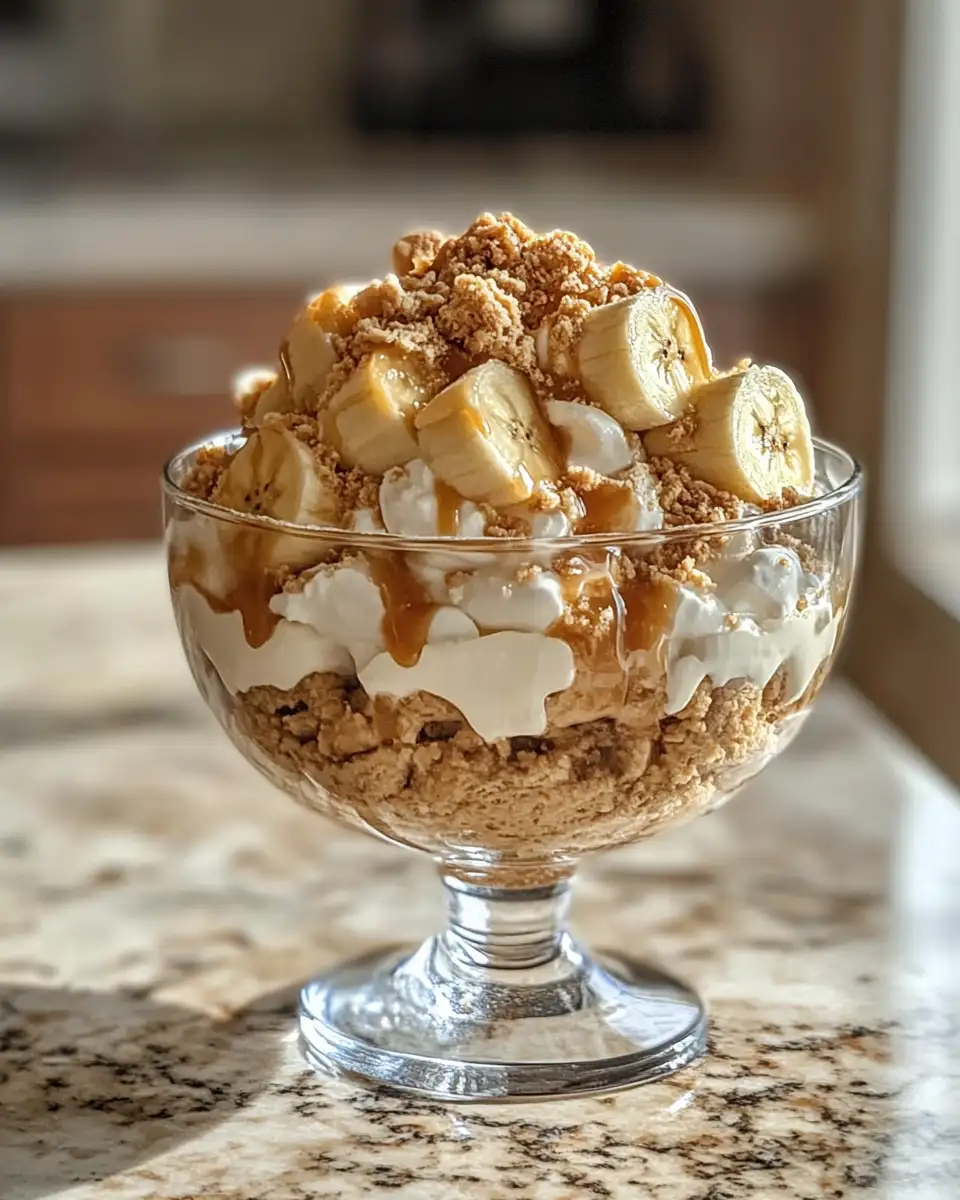 Final dish - Heavenly Biscoff Banana Pudding with Caramel Delight