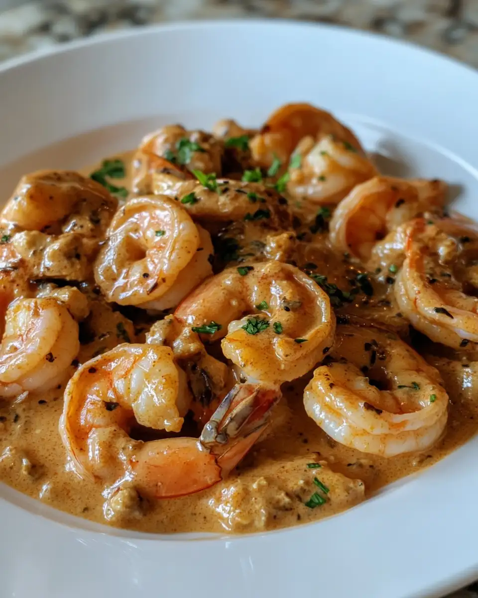 Final dish - Savor the Spice: Blackened Shrimp Stroganoff Delight