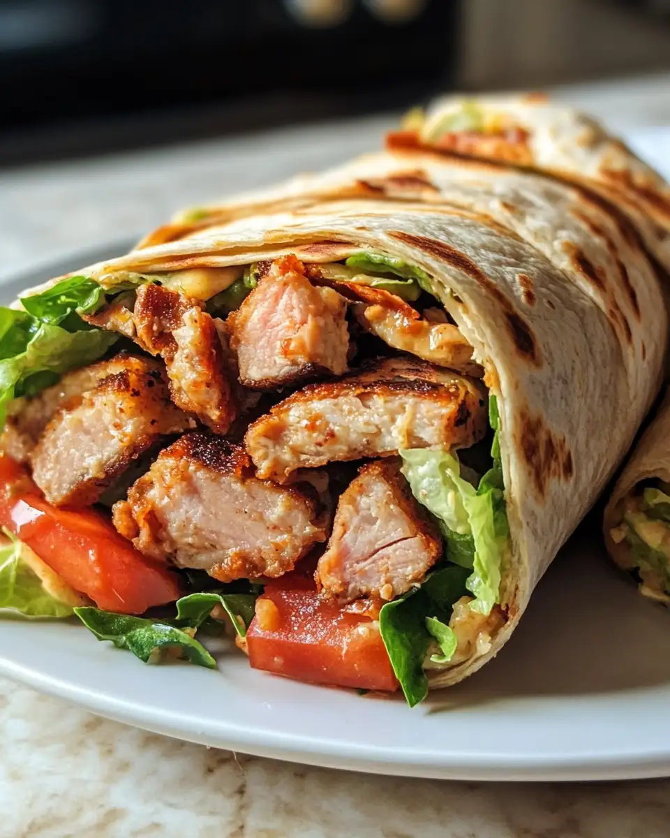 Final dish - Unwrap Flavor: BLT Wraps with Irresistible Secret Sauce